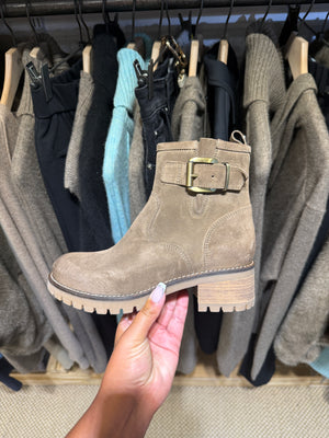 Bikers cuir vison basse