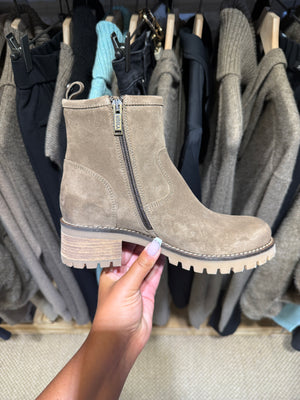 Bikers cuir vison basse