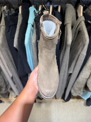 Bikers cuir vison basse