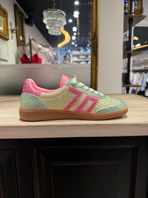 B70 Cloud cristaux vert/rose